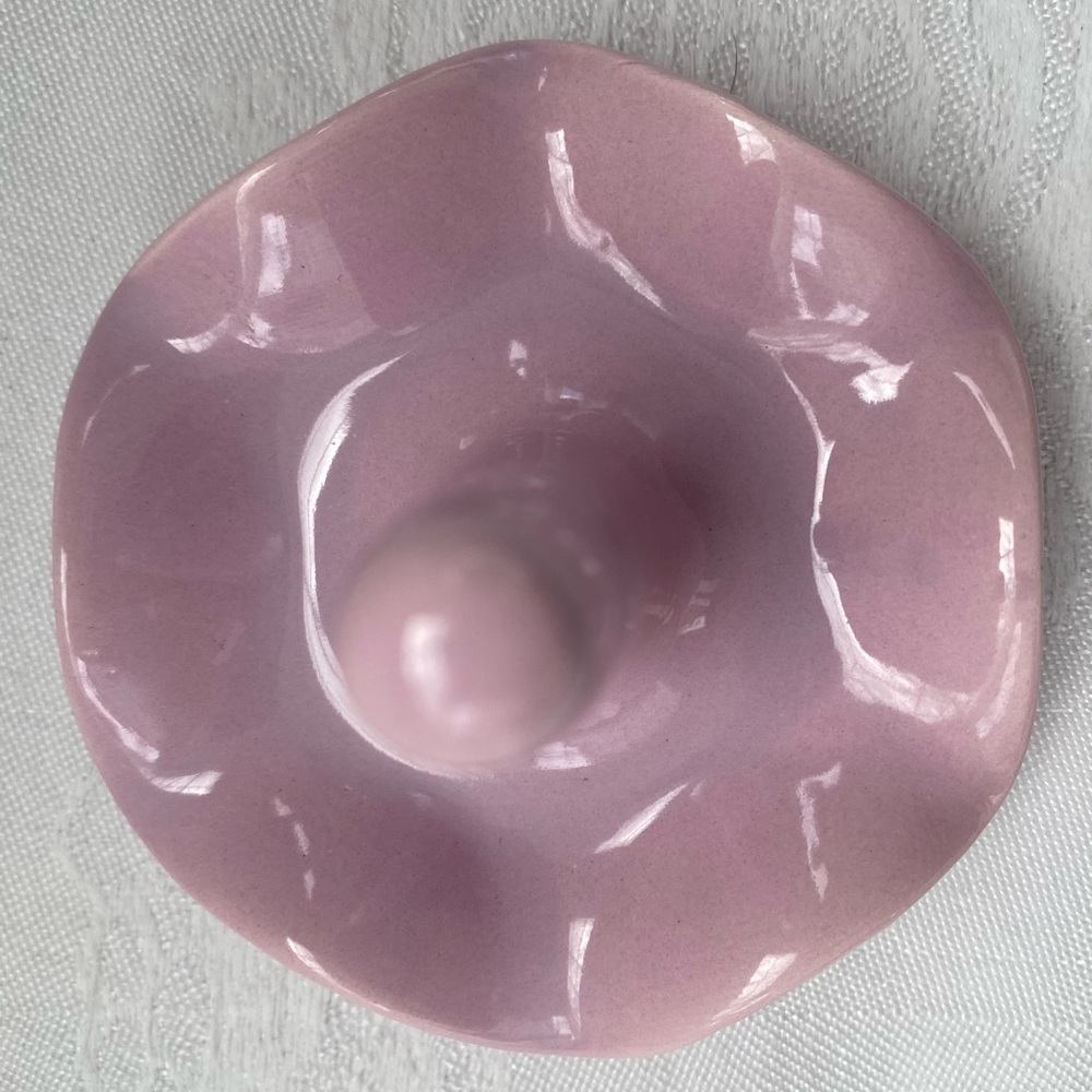 Ceramic Ring Holder Trinket Dish Pale Lilac - Picture 9 of 11